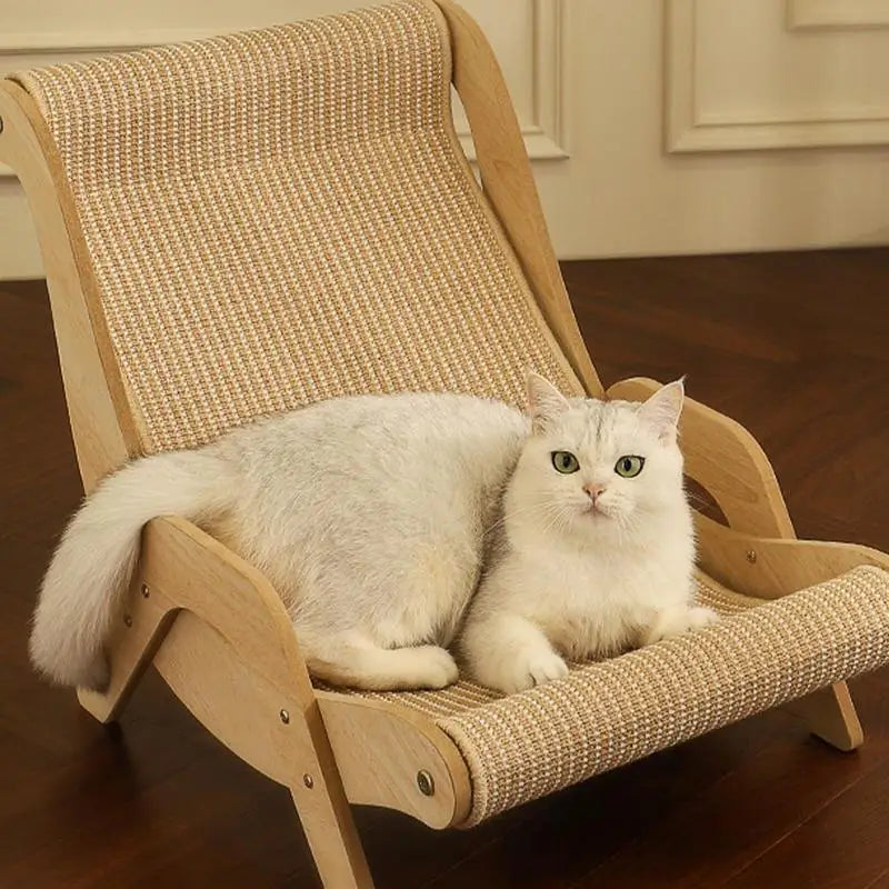 Cat Lounge Chair Cat Rocking Chair  Sleeping Bed Cat Kitten Training Grinding Pet Toy Wear-resistlant Cat Scratching Pads