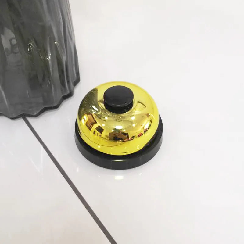 Pet Toy Training Called Dinner Small Bell Footprint Ring Dog Toys for Teddy Puppy Pet
