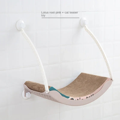 Cute Cat Hanging Beds Comfortable Sunny Window Seat Mount Bearing 15kg Strong Cats Hammock Cat Bed Shelf Seat Hammock For Cats