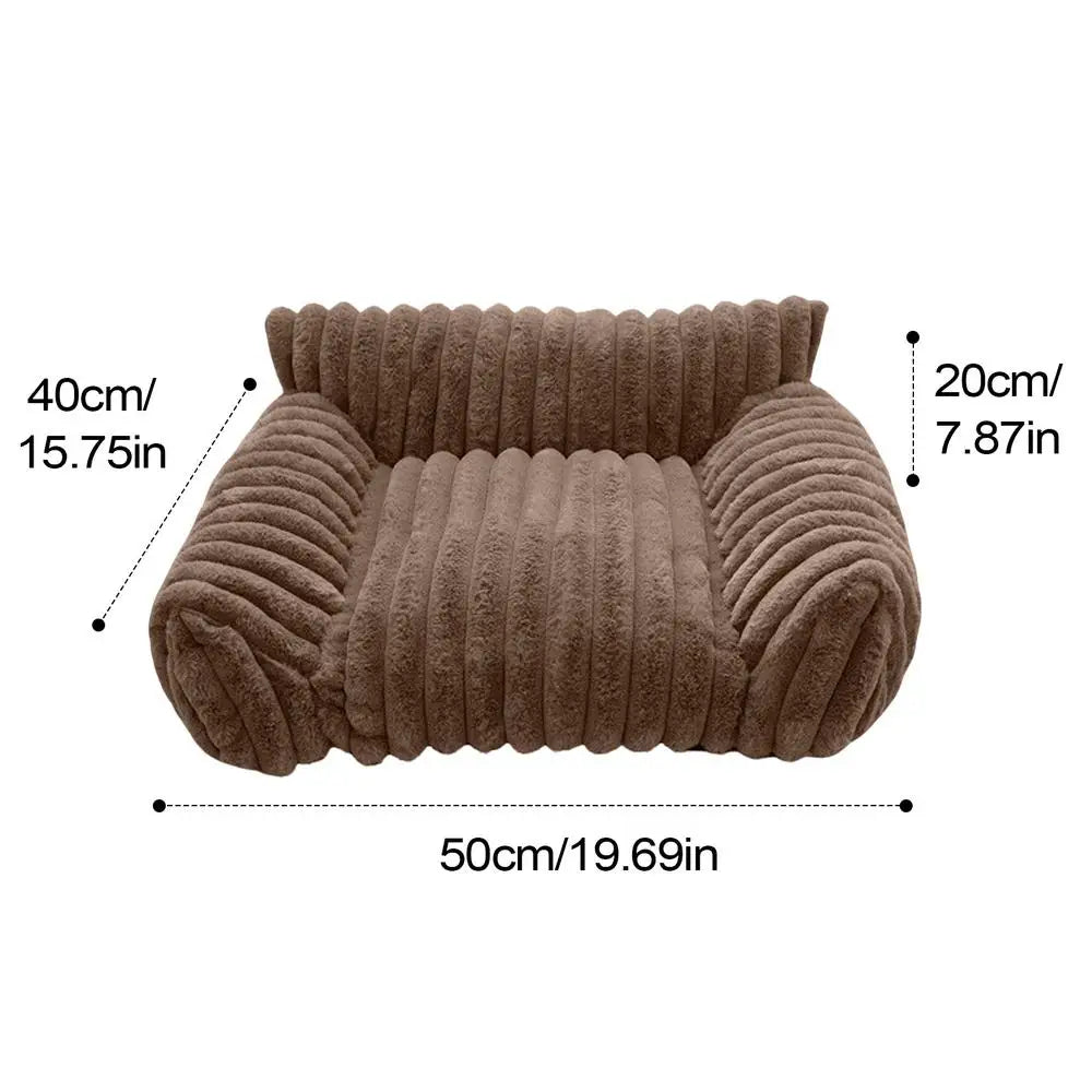 Couch For Cats Indoor Pet Couch Plush Elevated Cat And Dog Sofa Bed For Living Room Outdoors Travel Apartment Car Patio Indoors