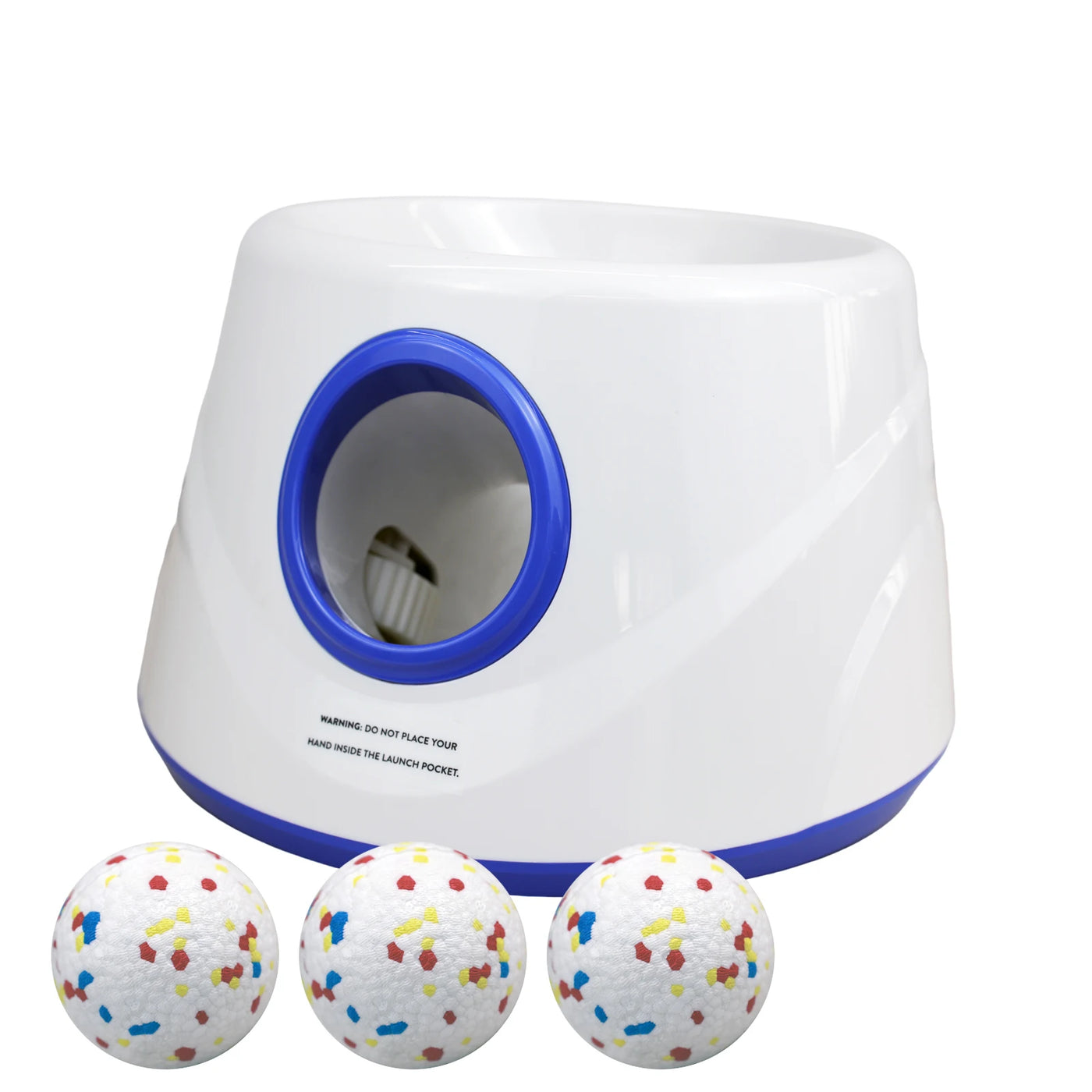 Automatic Dog Ball Launcher Dog Fetch Machine for Small to Medium Sized Dogs,3 Launch Distances, Ball Launcher for Dog Toys