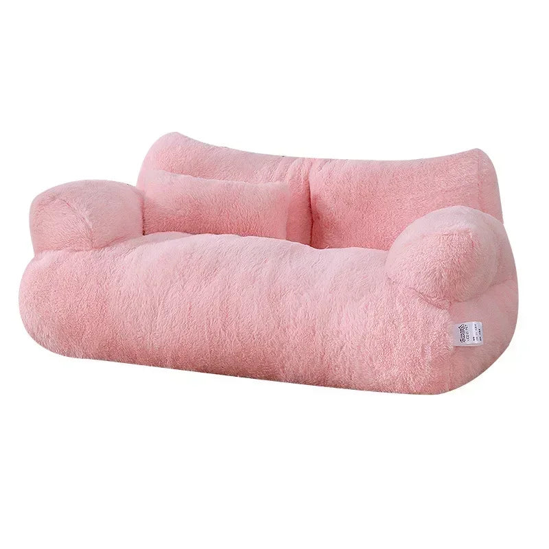 Four Seasons General Purpose Winter Warm Large Pet Cat Sofa Can Be Removed and Washed Pet Kennel Cat Litter Cat Supplies, Large