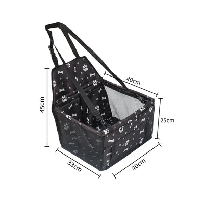 Car Pet Seat Cushion Removable and Washable Hanging Bag Waterproof Dog Mat Safety Seat Pet Bed Car Nest Mat Travel Accessories