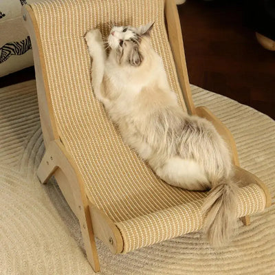 Cat Lounge Chair Cat Rocking Chair  Sleeping Bed Cat Kitten Training Grinding Pet Toy Wear-resistlant Cat Scratching Pads