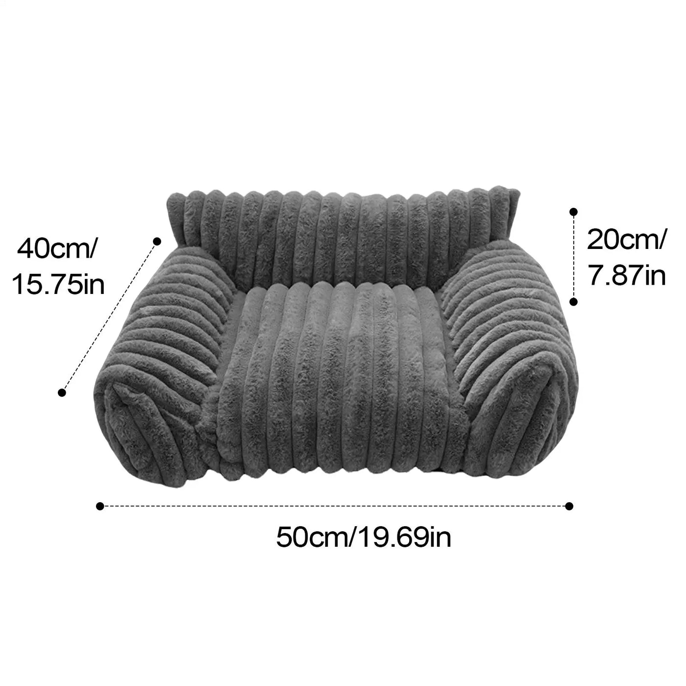 Couch For Cats Indoor Pet Couch Plush Elevated Cat And Dog Sofa Bed For Living Room Outdoors Travel Apartment Car Patio Indoors