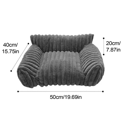 Couch For Cats Indoor Pet Couch Plush Elevated Cat And Dog Sofa Bed For Living Room Outdoors Travel Apartment Car Patio Indoors