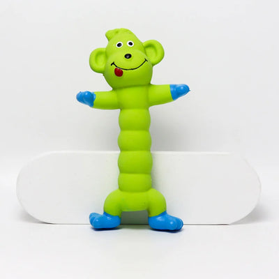 Pet Rubber Squeaky Toy - Durable Chew Toy for Puppies, Bite-Resistant Molar Training Toy with Sound,