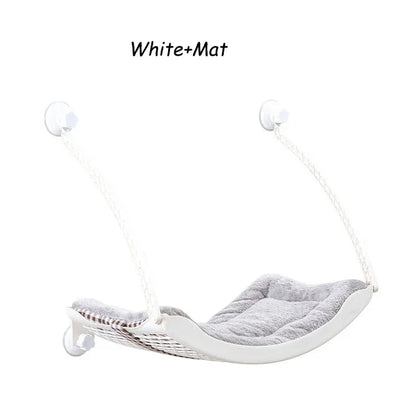 Cute Cat Hanging Beds Comfortable Sunny Window Seat Mount Bearing 15kg Strong Cats Hammock Cat Bed Shelf Seat Hammock For Cats