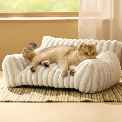 Couch For Cats Indoor Pet Couch Plush Elevated Cat And Dog Sofa Bed For Living Room Outdoors Travel Apartment Car Patio Indoors
