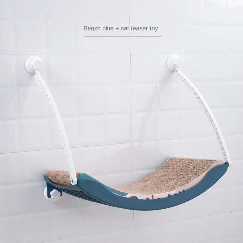 Cute Cat Hanging Beds Comfortable Sunny Window Seat Mount Bearing 15kg Strong Cats Hammock Cat Bed Shelf Seat Hammock For Cats