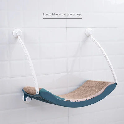 Cute Cat Hanging Beds Comfortable Sunny Window Seat Mount Bearing 15kg Strong Cats Hammock Cat Bed Shelf Seat Hammock For Cats
